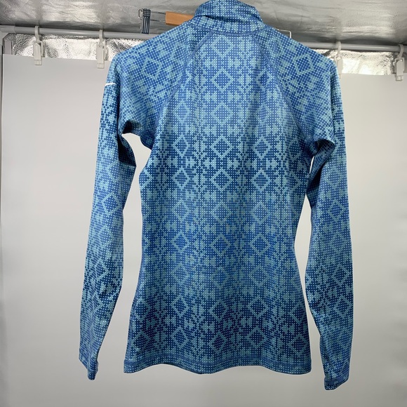 nike pro blue running jacket - Picture 4 of 5